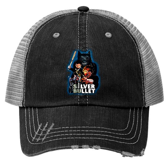 Discover Silver bullet movie classic Trucker Hats 80s horror Trucker Hats
