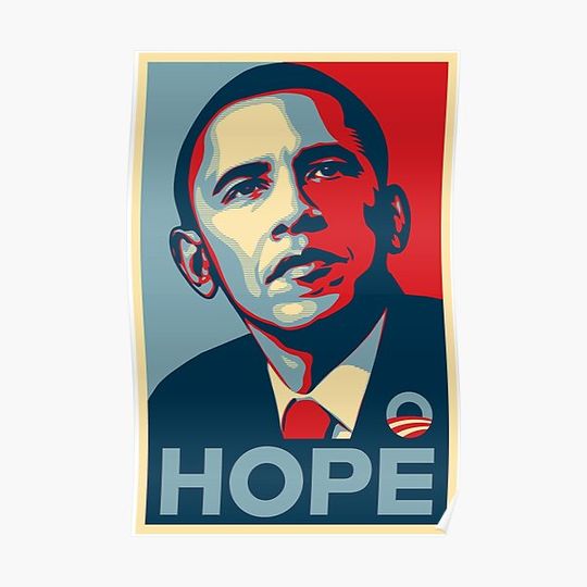 Discover Obama Hope Premium Matte Vertical Poster