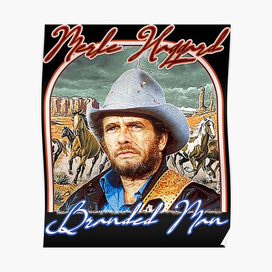 Discover Merle Haggard Premium Vertical Poster - Tribute to Merle Haggard