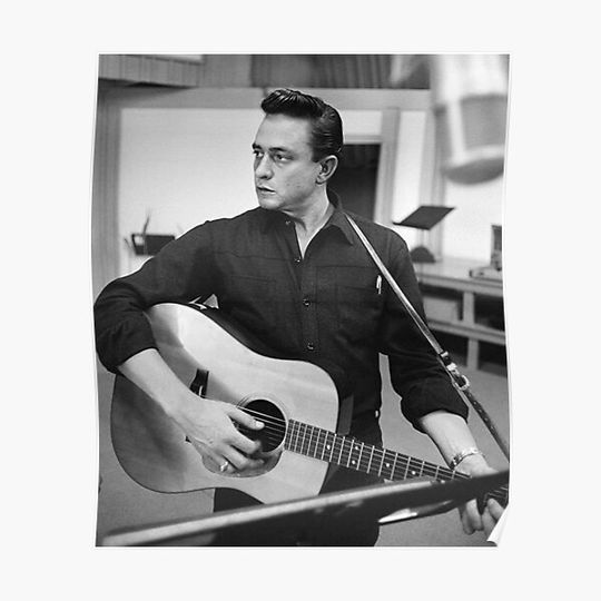 Discover johnny cash Art Premium Matte Vertical Poster