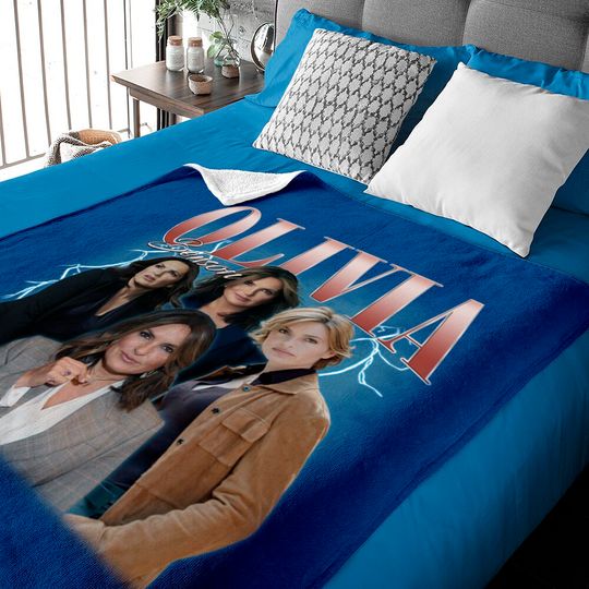 Discover Olivia Benson Baby Blanket - Mariska Hargitay Character Gift
