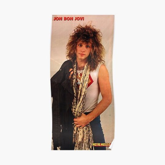 Discover Jon Bon Jovi - Bon Jovi Premium Matte Vertical Poster