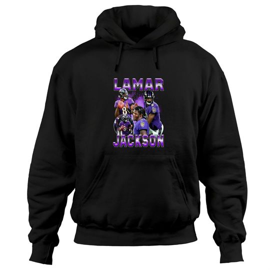 Discover Lamar Jackson Vintage Hoodie - Ravens Football Sweatshirt