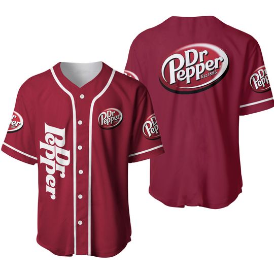 Discover Dr. Pepper Baseball Jersey