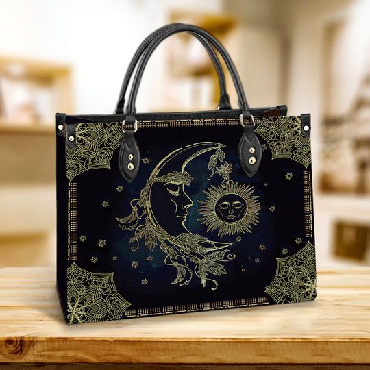 Discover Moon And Sun Handbag , Leather Bag Moon And Sun