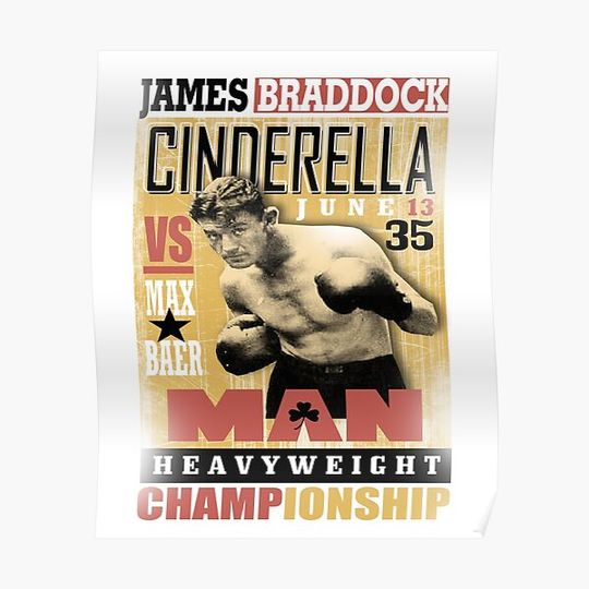 Discover JAMES BRADDOCK Premium Matte Vertical Poster