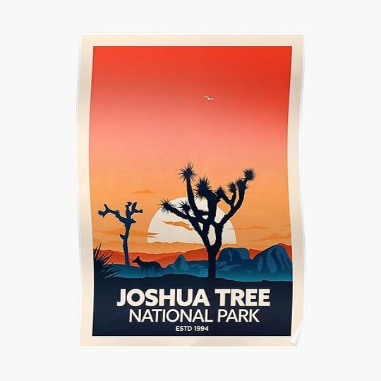 Discover Joshua Tree National Park Poster Premium Matte Vertical Poster