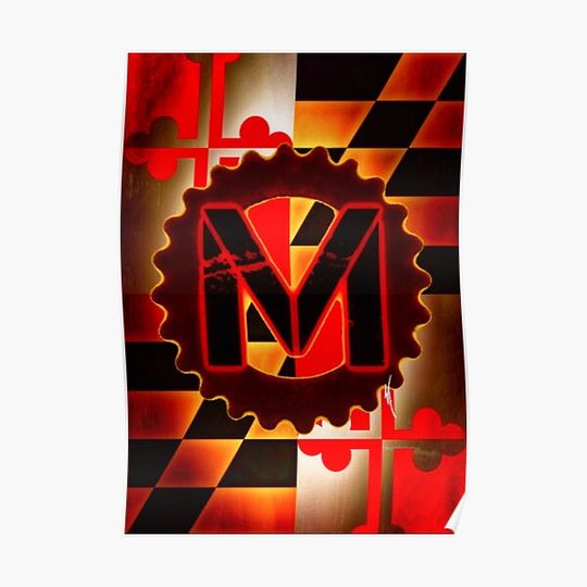 Discover Steampunk Alternate History: Maryland Premium Matte Vertical Poster