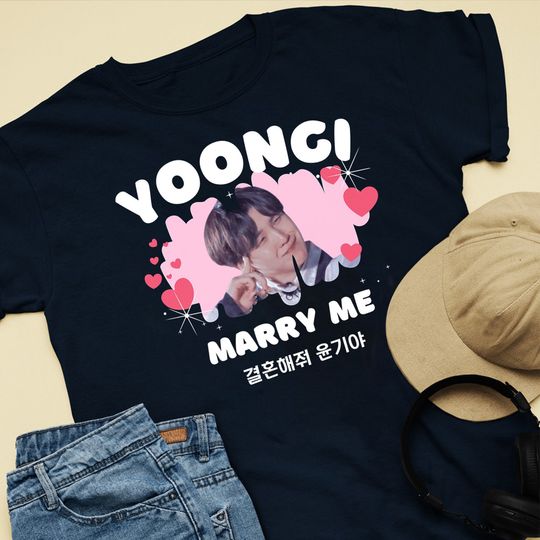 Discover Yoongi Marry Me Tshirt, Agust-D Shirt, Agust D World Tour Shirt, Bangtan Shirt, BTS Suga, Min Yoongi Shirt