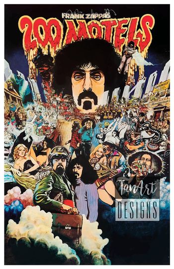 Discover Frank Zappa 200 Motels Poster