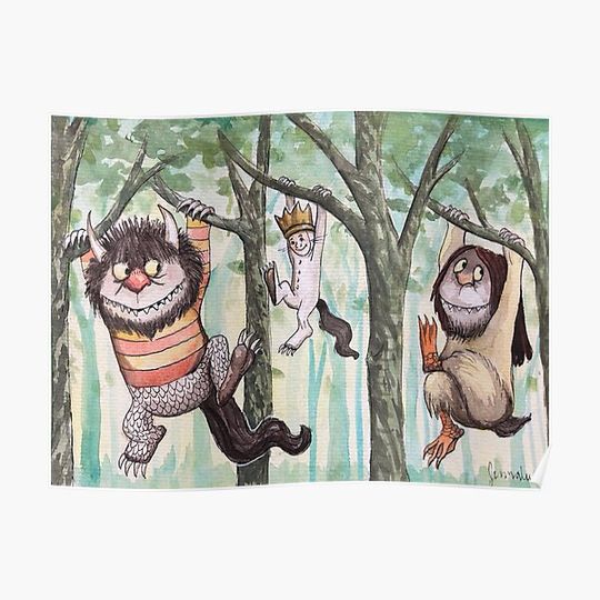 Discover Where the Wild Things Are Premium Matte Vertical Poster