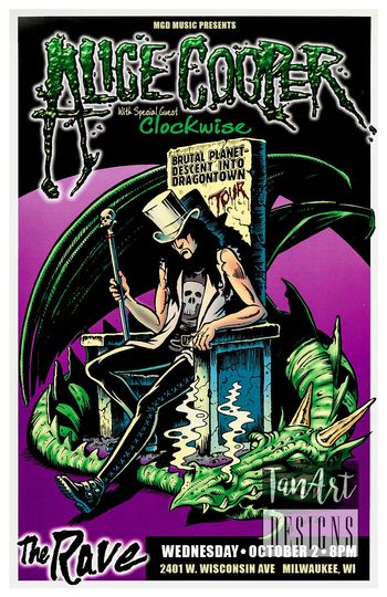 Discover Alice Cooper The Raven Poster