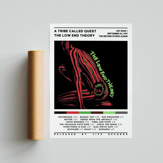 Discover A Tribe Called Quest - The Low End Theory Album Poster