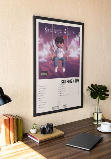 Discover Junior H - Sad Boyz 4 Life | Album Cover Poster For Wall Art