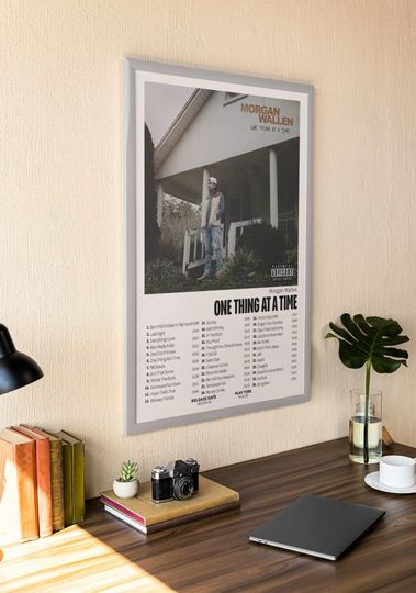 Discover Wallen Western - One Thing At A Time | Album Cover Poster