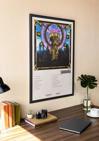 Discover El Alfa - Sabiduria | Album Cover Poster For Wall Art