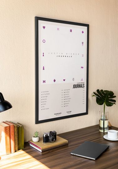 Discover Justin Bieber - Journals | Album Cover Poster For Wall Art