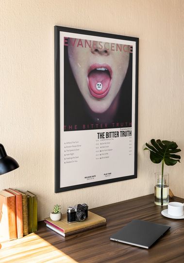 Discover Evanescence - The Bitter Truth | Album Cover Poster