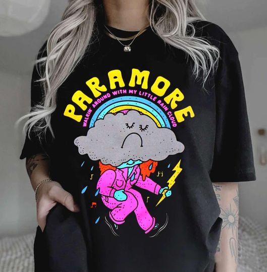 Discover Walking Around With My Little Rain Cloud Paramore Shirt, This Is Why Tour 2023 Paramore Shirt