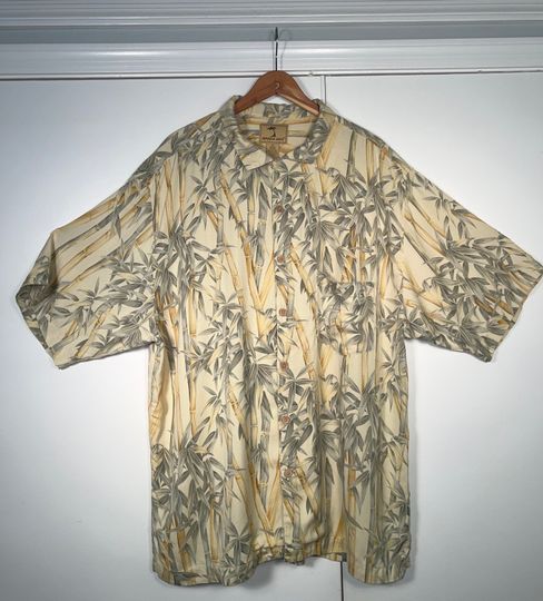Discover Casual Button Down Cocktail Shirt Jamaica Jaxx Silk