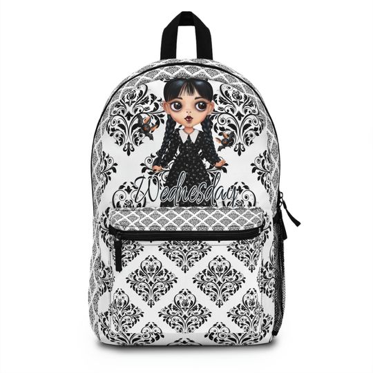 Discover Wednesday Addams Nevermore Academy Jenna Ortega Backpack