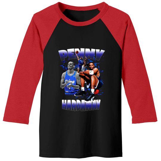 Discover Vintage Style Bootleg Hardaway Penny Baseball Tees