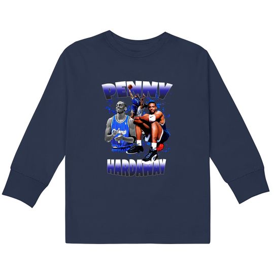 Discover Vintage Style Bootleg Hardaway Penny Kids Long Sleeve T-Shirts
