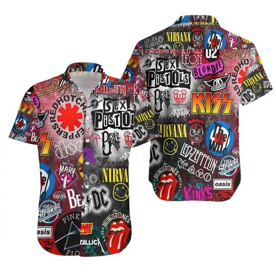 Discover Men's Hawaiian Shirt (AOP)