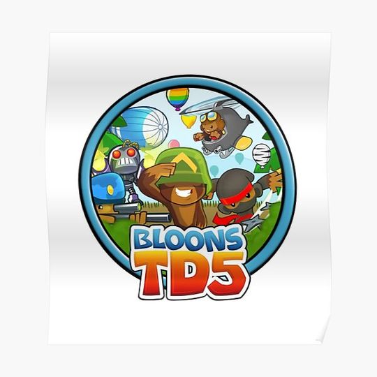 Discover Singe Bloons Td 6 Premium Matte Vertical Poster