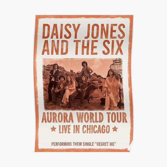 Discover Daisy Jones and The Six Tour Poster Premium Matte Vertical Poster