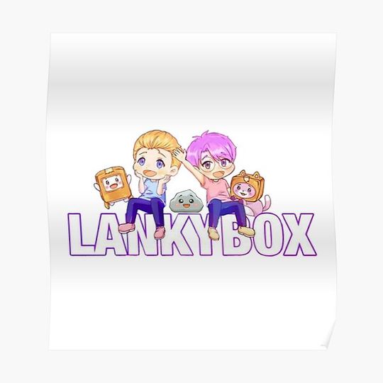 Discover Lanky Box Funny Gift for Kids Premium Matte Vertical Poster