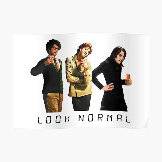 Discover Look Normal - The IT Crowd Premium Matte Vertical Poster