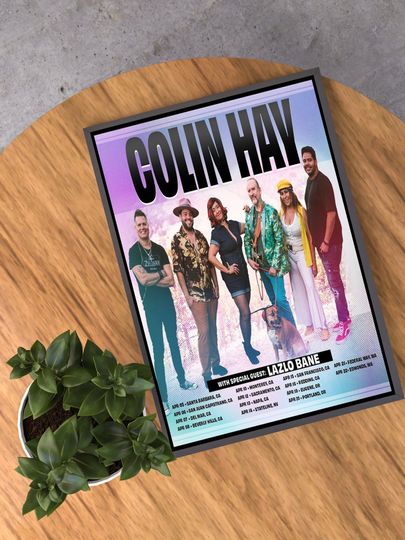 Discover Colin Hay - Del Mar Poster - World Tour 2023 Poster