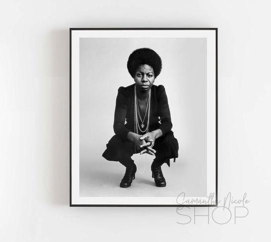Discover Nina Simone 1969 Photo Poster