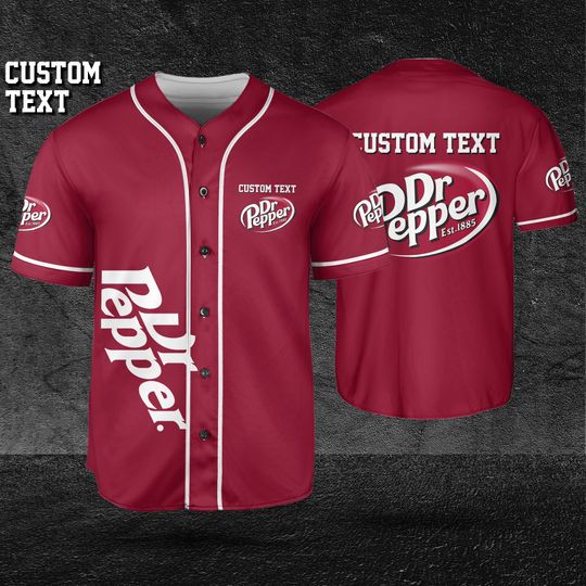 Discover Personalized Dr.Pepper Jersey Shirt, Beer Lovers Jersey