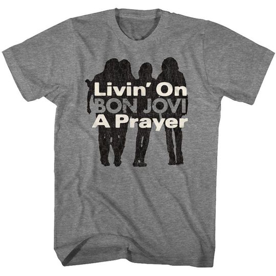 Discover Bon Jovi Livin On A Prayer Rock and Roll Music Shirt