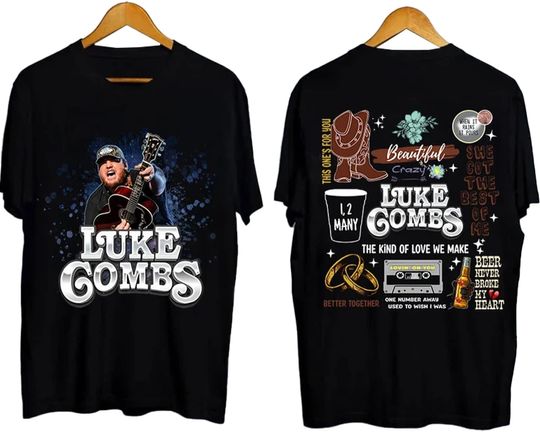 Discover Lukee Comb World Tour 2023 Shirt, Lukee Comb Country Song Shirt