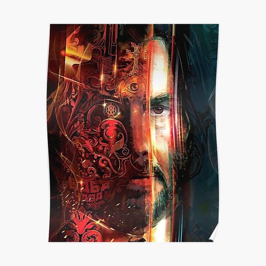 Discover John Wick Movie, JW 4, John Wick Chapter 4 Premium Matte Vertical Poster