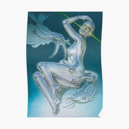 Discover Hajime Sorayama Sexy Robot Premium Matte Vertical Poster