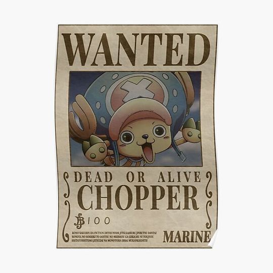Discover Chopper wanted Premium Matte Vertical Poster