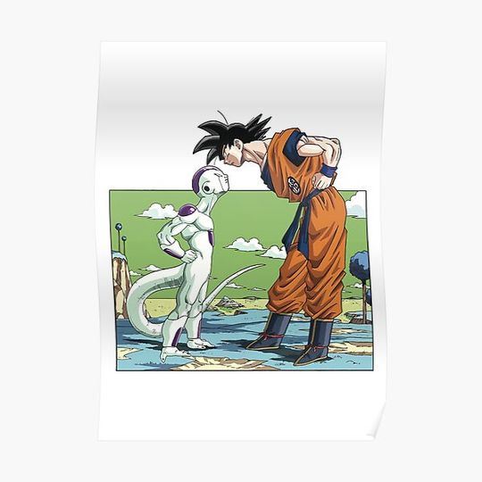 Discover Dragon Ball Goku Frieza Premium Matte Vertical Poster