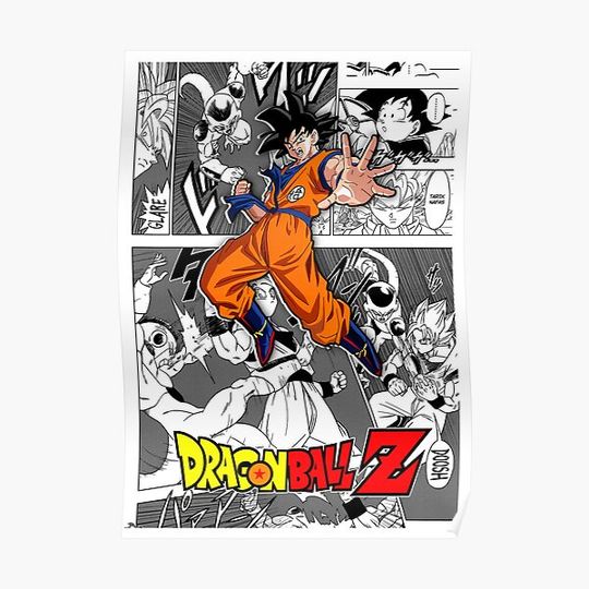 Discover Dragon Ball Z: Goku Premium Matte Vertical Poster