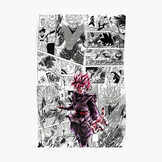 Discover Goku Black Premium Matte Vertical Poster