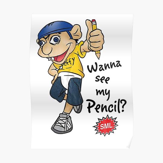 Discover Sml jeffy stuff funny Premium Matte Vertical Poster