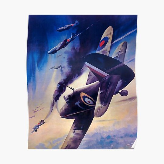 Discover WW2 Propaganda Poster Reproduction Premium Matte Vertical Poster