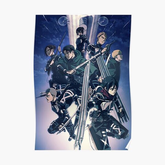 Discover Attack on Titans Final Season Poster Premium Matte Vertical Poster