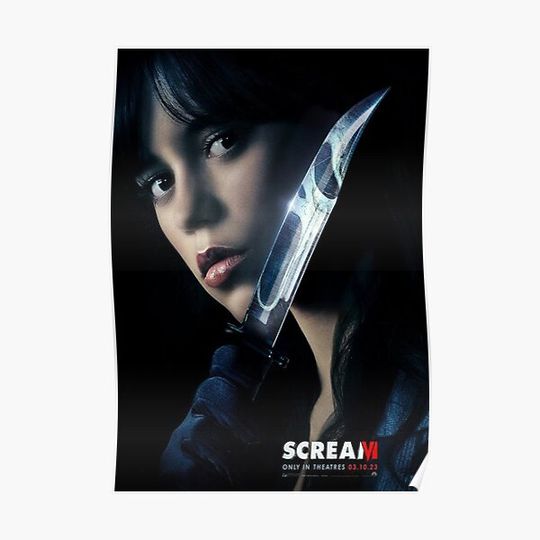 Discover Scream 6 Movie - jenna Ortega - tara carpenter Premium Matte Vertical Poster