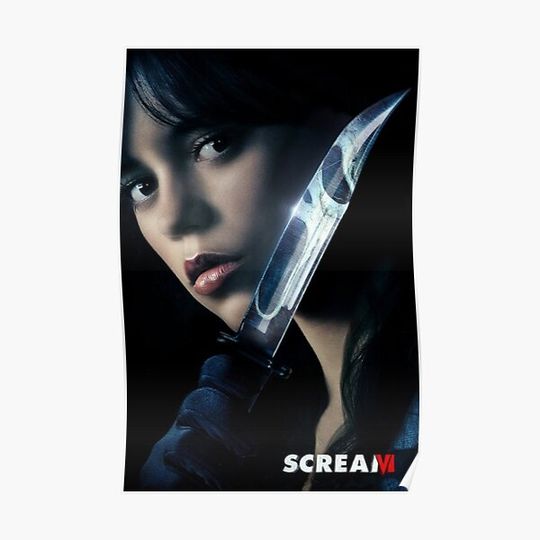 Discover Jenna Ortega - Tara carpenter - movie scream 6 vi 2023 Premium Matte Vertical Poster