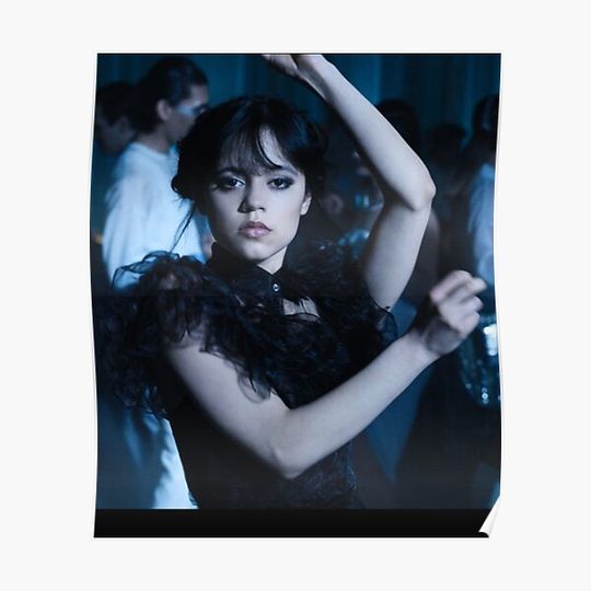 Discover Wednesdays Addams aka Jenna Ortega Premium Matte Vertical Poster