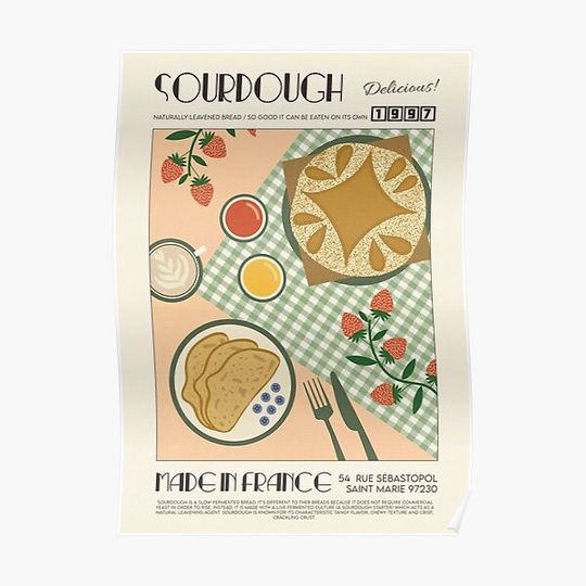 Discover The Sourdough Premium Matte Vertical Poster